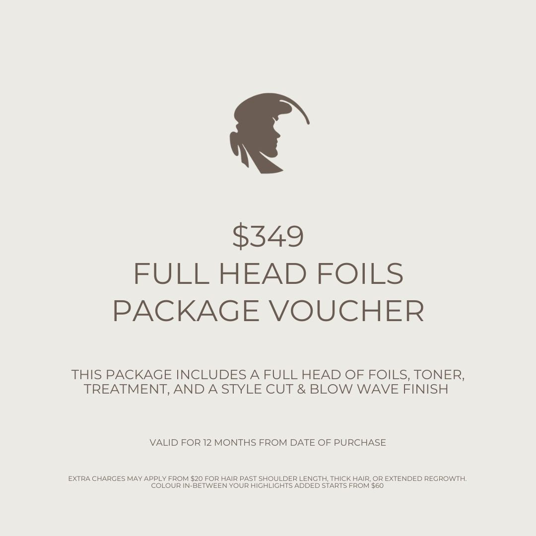 Full Head Foils Package Voucher